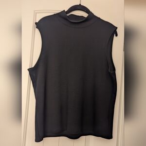 Express Black Sleeveless Women's Mock Neck Tank Top